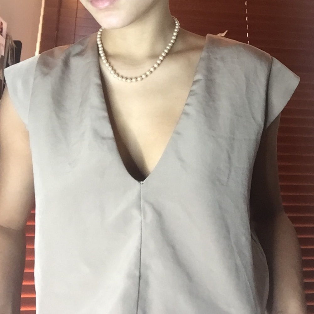 Forever 21 tan crop top